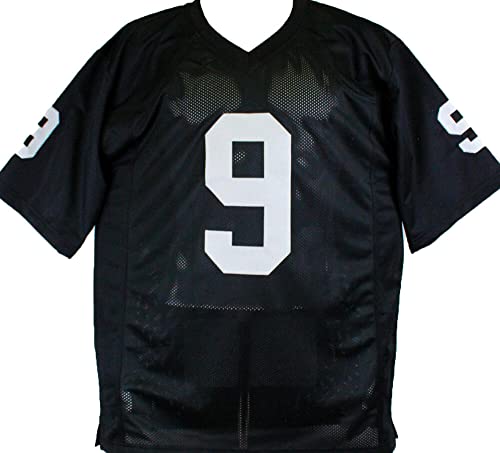 Shane Lechler Autographed Black Pro Style Stat Jersey- Beckett W Hologram Black - 757 Sports Collectibles