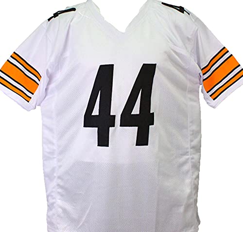 Derek Watt Autographed White Pro Style Jersey- JSA Witnessed R4 Silver - 757 Sports Collectibles