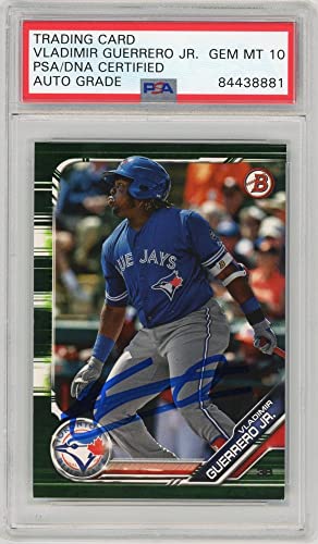 Vladimir Guerrero Jr. Signed Trading Card - PSA/DNA Authentic