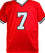 Jeff Garcia Autographed Red Calgary Pro Style Jersey- Beckett W Black - 757 Sports Collectibles