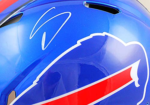 Stefon Diggs Autographed Buffalo Bills F/S Flash Speed Authentic Helmet-Beckett W Hologram White - 757 Sports Collectibles