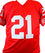 Frank Gore Autographed Red Pro Style Jersey- JSA Witnessed Auth 2 - 757 Sports Collectibles