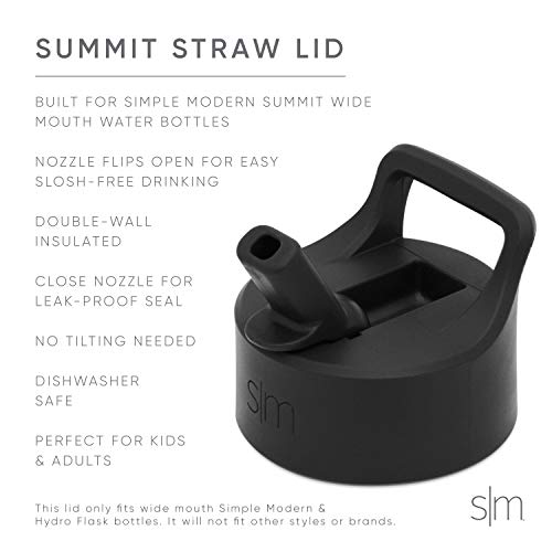 Kings Summit Water Bottle With Straw Lid 32oz by Simple Modern