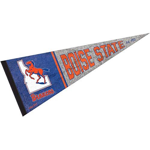 Boise State Broncos Pennant Throwback Vintage Banner - 757 Sports Collectibles