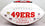 Vernon Davis Autographed SF 49ers Logo Football- Beckett W Black - 757 Sports Collectibles