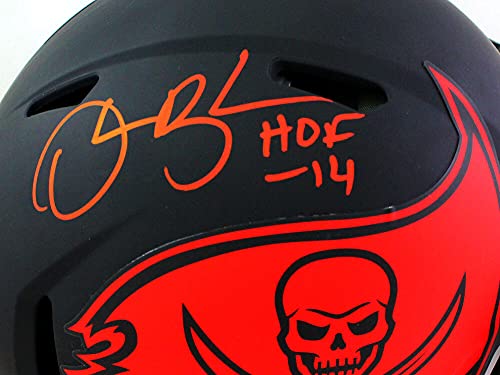 Derrick Brooks Signed Bucs Authentic Eclipse Speed FS Helmet w HOF-Beckett WRed - 757 Sports Collectibles