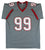 Warren Sapp"HOF 13" Authentic Signed Grey Pro Style Jersey BAS Witnessed - 757 Sports Collectibles