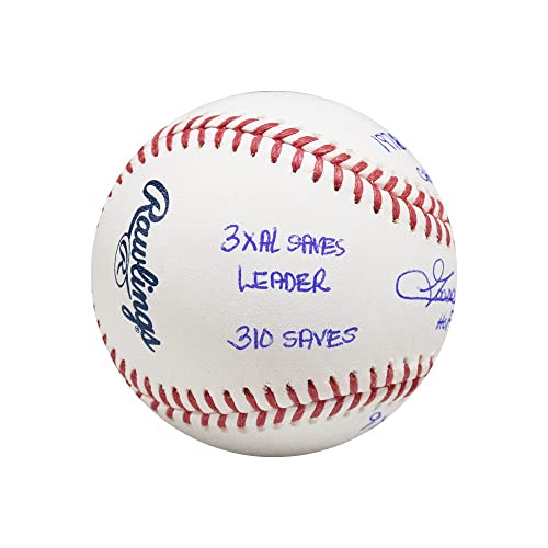 Goose Gossage Stats Autographed Official Baseball - BAS (7 Inscriptions) - 757 Sports Collectibles