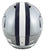 Cowboys Tony Dorsett Signed Silver Full Size Speed Rep Helmet BAS Witnessed - 757 Sports Collectibles