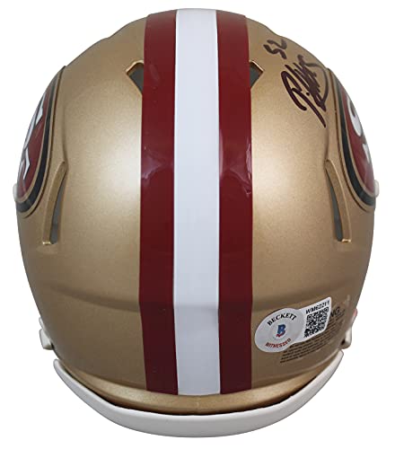 49ers Patrick Willis Authentic Signed Speed Mini Helmet Autographed BAS Witness - 757 Sports Collectibles