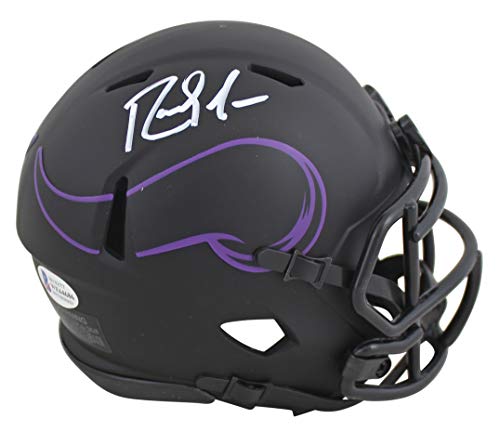 Vikings Randy Moss Authentic Signed Eclipse Speed Mini Helmet BAS Witnessed - 757 Sports Collectibles