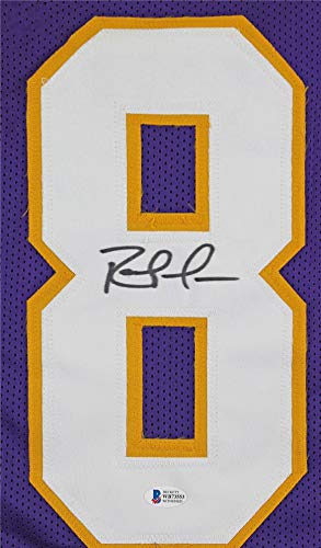 Randy Moss Authentic Signed Purple Pro Style Jersey Autographed BAS Witnessed - 757 Sports Collectibles