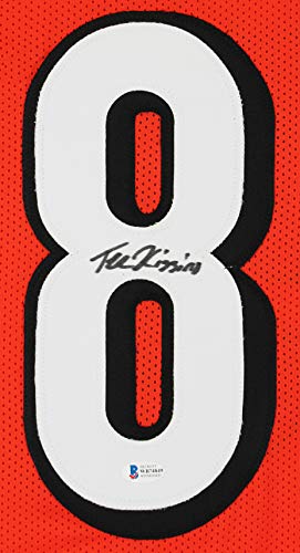 Tee Higgins Authentic Signed Orange Pro Style Jersey Autographed BAS Witnessed - 757 Sports Collectibles