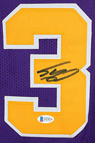 Shaquille O'Neal Autographed Purple College Style Jersey - Beckett W Auth L3 - 757 Sports Collectibles