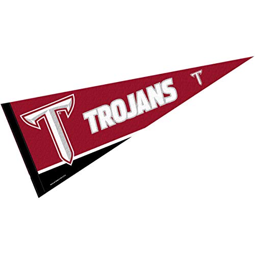 College Flags & Banners Co. Troy University Pennant Full Size Felt - 757 Sports Collectibles