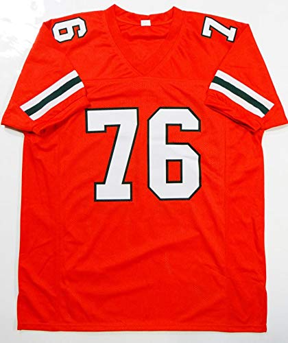 Warren Sapp Autographed Orange College Style Jersey w/Insc- JSA W Authenticated 9 - 757 Sports Collectibles