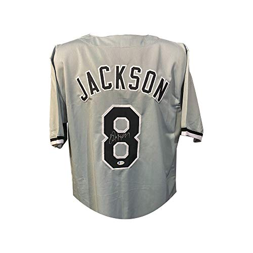 Bo Jackson Autographed Chicago Custom Baseball Jersey - BAS COA