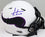 Cris Carter Autographed Vikings Lunar Speed Mini Helmet- JSA W Purple - 757 Sports Collectibles