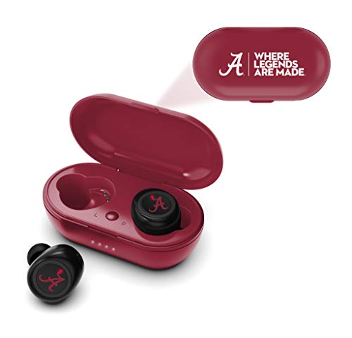 NCAA Alabama Crimson Tide True Wireless Earbuds, Team Color - 757 Sports Collectibles