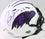 Ray Lewis Autographed Baltimore Ravens Lunar Mini Helmet- Beckett W Silver - 757 Sports Collectibles