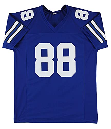 Drew Pearson"HOF 21" Authentic Signed Blue Pro Style Jersey Autographed BAS Wit - 757 Sports Collectibles