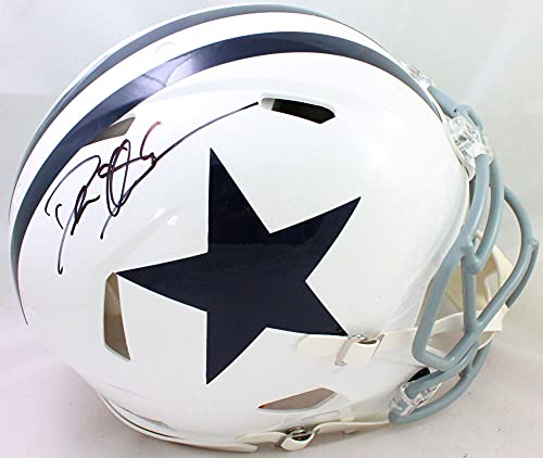 Deion Sanders Autographed Dallas Cowboys Authentic Speed 60-63 F/S Helmet- Beckett W Black - 757 Sports Collectibles