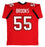 Derrick Brooks Authentic Signed Red Pro Style Jersey Autographed BAS Witnessed - 757 Sports Collectibles