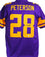 Adrian Peterson Signed Purple Pro Style Jersey w/Yellow Num- Beckett WBlack 8 - 757 Sports Collectibles