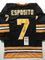 Autographed/Signed Phil Esposito Boston Black Hockey Jersey JSA COA - 757 Sports Collectibles