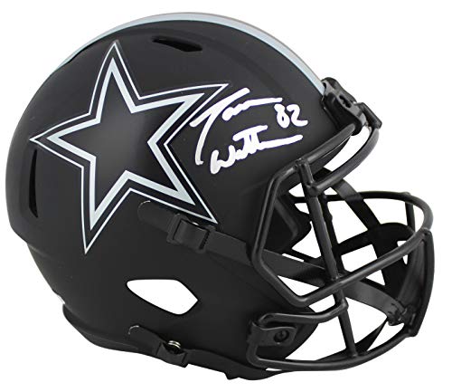 Cowboys Jason Witten Signed Eclipse Full Size Speed Rep Helmet BAS Witnessed - 757 Sports Collectibles