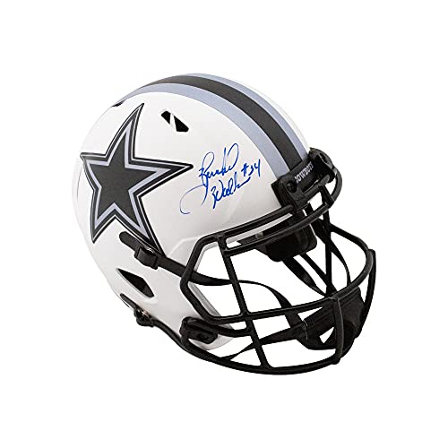 Herschel Walker Autographed Cowboys Lunar Eclipse Replica Full-Size Football Helmet - BAS COA - 757 Sports Collectibles