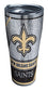 Tervis Triple Walled NFL New Orleans Saints Insulated Tumbler Cup Keeps Drinks Cold & Hot, 30oz - Stainless Steel, Edge - 757 Sports Collectibles