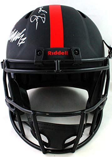 Nebraska Heisman Winners Autographed F/S Eclipse Speed Helmet- JSA W WHITE - 757 Sports Collectibles