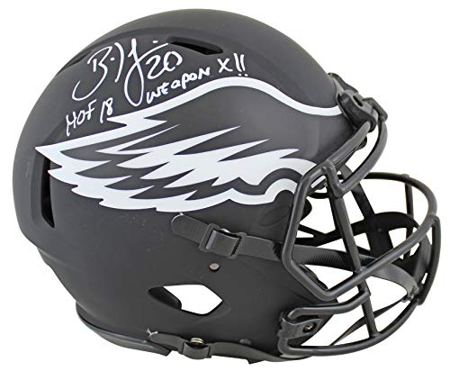 Eagles Brian Dawkins"2x Insc" Signed Eclipse Full Size Speed Proline Helmet JSA - 757 Sports Collectibles