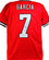 Jeff Garcia Autographed Red Calgary Pro Style Jersey- Beckett W Black - 757 Sports Collectibles