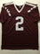 Autographed/Signed Johnny Manziel Texas A&M Maroon College Football Jersey JSA COA - 757 Sports Collectibles