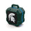 NCAA Michigan State Spartans Shockbox LED Wireless Bluetooth Speaker, Team Color - 757 Sports Collectibles