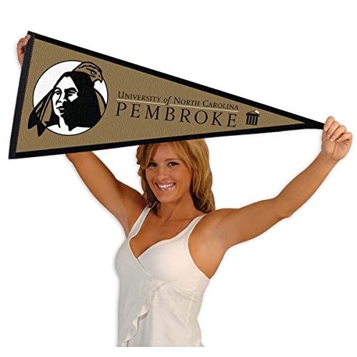 College Flags & Banners Co. UNC Pembroke Braves Pennant - 757 Sports Collectibles