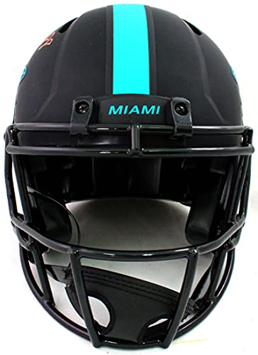 Mike Gesicki Signed Dolphins Authentic Eclipse Speed FS Helmet- Beckett WOrange - 757 Sports Collectibles