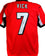 Michael Vick Autographed Red Pro Style Jersey - JSA W Auth 7 - 757 Sports Collectibles