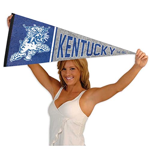 Kentucky Wildcats Pennant Throwback Vintage Banner - 757 Sports Collectibles