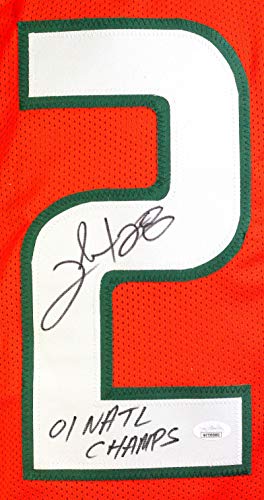 Clinton Portis Signed Orange College Style Jersey W/Natl Champs- JSA W Auth - 757 Sports Collectibles