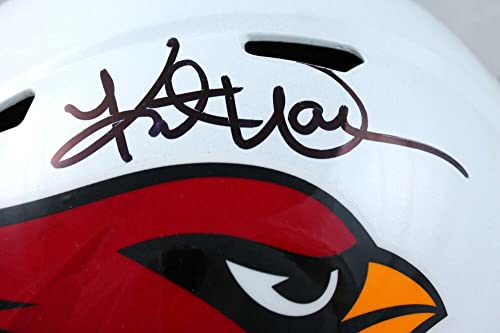 Kurt Warner Autographed Arizona Cardinals F/S Speed Helmet-Beckett W Hologram Black - 757 Sports Collectibles