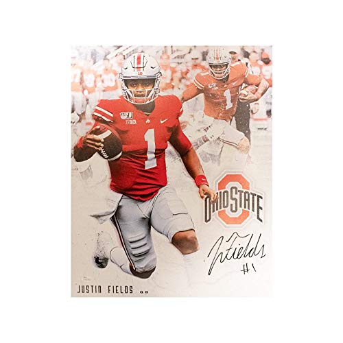 Justin Fields Autographed Ohio State 16x20 Photo - JSA COA - 757 Sports Collectibles