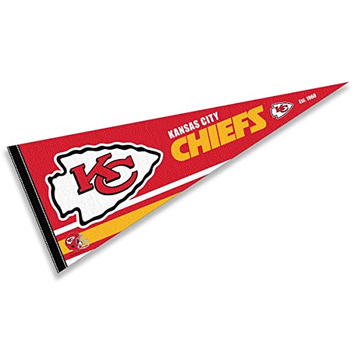 WinCraft Kansas City Chiefs Pennant Banner Flag - 757 Sports Collectibles