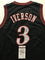 Autographed/Signed Allen Iverson Philadelphia Black Basketball Jersey JSA COA