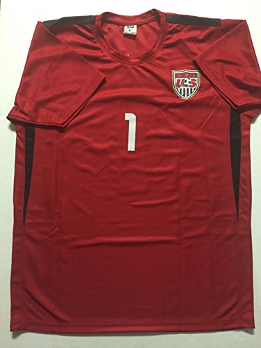 Autographed/Signed Hope Solo Red Soccer Team USA World Cup Jersey JSA COA - 757 Sports Collectibles