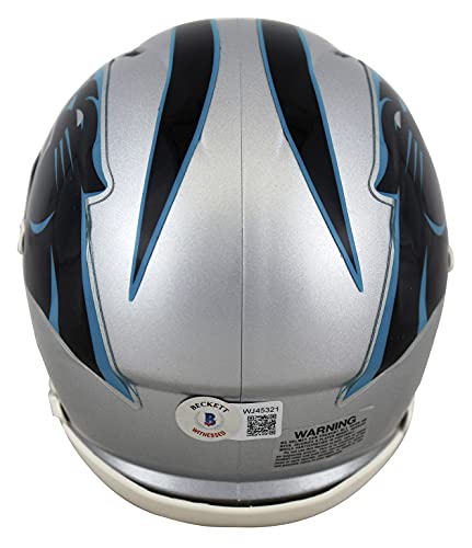 Panthers Luke Kuechly Authentic Signed Speed Mini Helmet BAS Witnessed - 757 Sports Collectibles