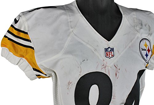 Steelers Antonio Brown Signed 10/27/2013 Game Used Nike White Home Jersey - 757 Sports Collectibles