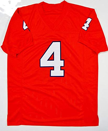 Deshaun Watson Autographed Orange College Style Jersey- JSA W Authenticated 4 - 757 Sports Collectibles